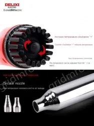 Welding torch + 1 heating core + 5 electrodes