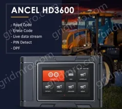 ANCEL HD3600 Heavy Truck Diagnostic Tool Construction Machinery Reading Card