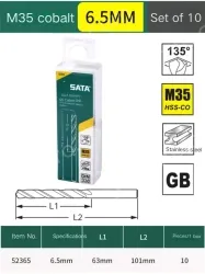 Specification: 6.5mm, 10 pcs