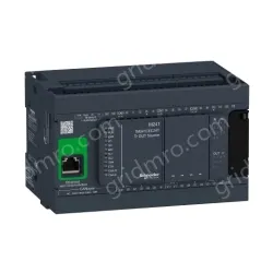 TM241CEC24T logic controller, Modicon M241, 24 IO, transistor, PNP, Ethernet, CAN master