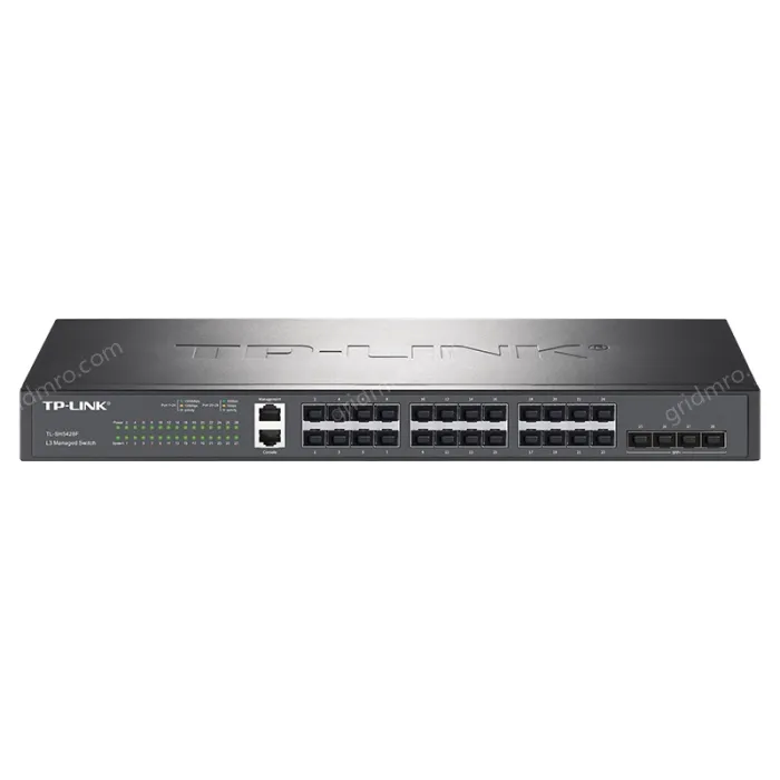 24 Gigabit SFP ports, 4 10 Gigabit SFP+ ports 10 Gigabit uplink Layer 3 network management switches