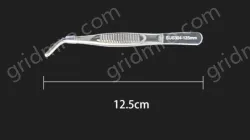 Stainless steel tweezers Curved round head (304 models) 12.5cm