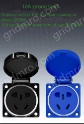 Explosion-proof cast aluminium duplex 3-hole black