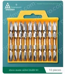 10 pieces of 65mm double truncated double ten