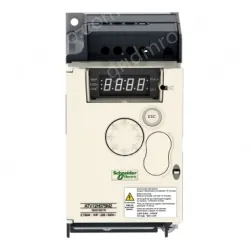 ATV12H075M3 variable speed drive, Altivar 12, 0.75kW, 1hp, 200 to 240V, 3 phases, with heat sink