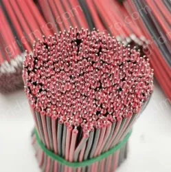 Red and Black Parallel Wire 80mm