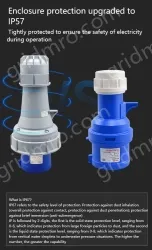 4 pole 63A connector