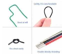 Teflon Wire Cable 26AWG Black 7 cores