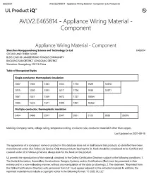 Teflon Wire Cable 22AWG Yellow to Green 20 cores
