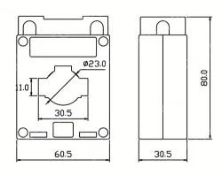 Current transformer YDBH0.66-30I-A-400/5A closed transformer